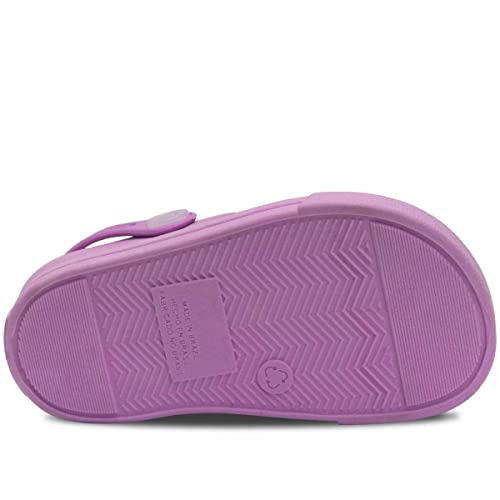 Sandália Babuche Infantil Nº 21 Ao 28 Chinelo Menina Menino Leve 12.12 (Lilás, Infantil, br_footwear