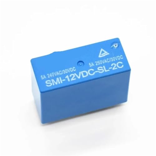 Relais de puissance SMI-12VDC-SL-2C 12V 5A avec contacts haute précision