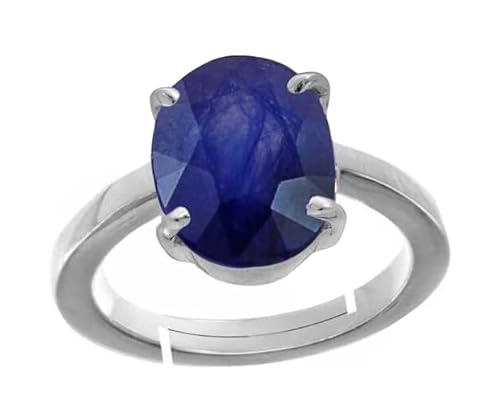 Arwacraft 天然ブルーサファイア (Neelam) 8.25カラット ジェムストーンリング レディース メンズ 限定コレクション 宝石リング 幸運への素晴らしい贈り物 -B0BZWGFVMRNAMZ