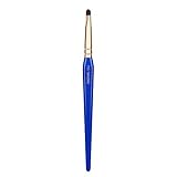Bdellium Tools Professional Makeup Brush - Golden Triangle 755 Smudge - With All Vegan and Soft Synthetic Fibers, For Adding Depth and Dimension (Blue, 1pc)