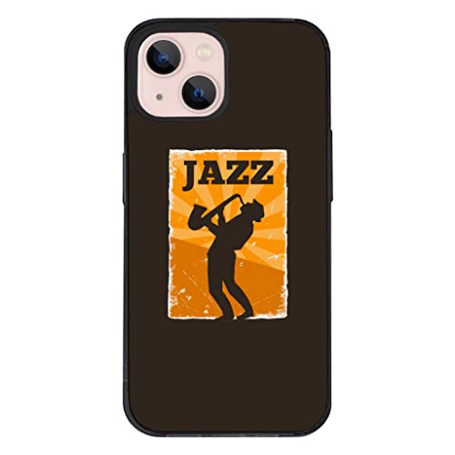 Jazz Iphone 13 Mini Case - Saxophone Phone Case For Iphone 13 Mini - Silhouette Iphone 13 Mini Case Multicolor #TOP12