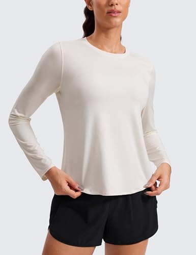 Image of CRZ YOGA Lightweight Crewneck Long Sleeve Top