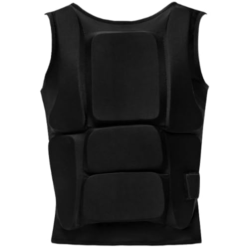 Fituenly Gilet De Protection Thoracique De Karaté De Taekwondo, Protection Corporelle Légère Polyvalente pour Les Côtes, Idéale pour L'entraînement À...