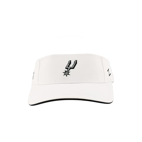 Image of ZHATS NBA Unisex-Adult NBA Officially Licensed Visor Impact White