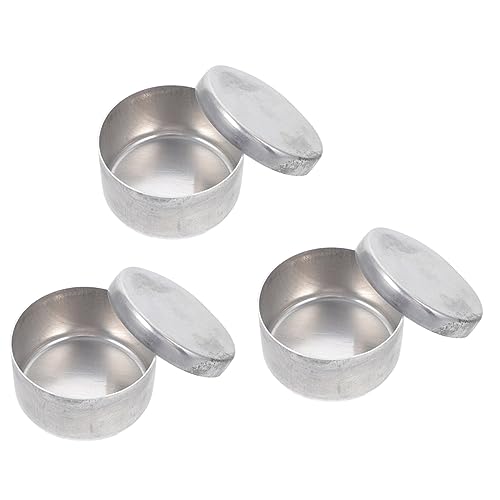 PRETYZOOM Aluminum Weighing Bottle Aluminum Trays Aluminum Tray Scale Tray Soil Collection Jar Easy to Use Holder