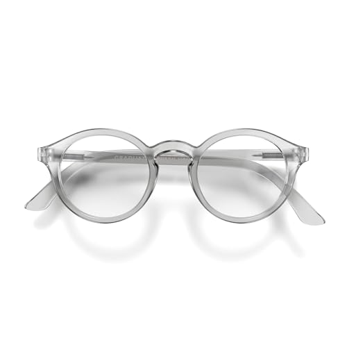 Image of LONDON MOLE Graduate blue light glasses | Round panto-style blue blockers | Anti-eyestrain | Unisex | Spring Hinges