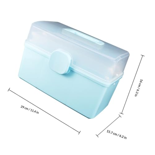 Boîte médicaments à compartiments multiples et poignée de transport ergonomique - 4