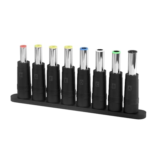Adaptadores Hembra CC 8 en 1 de 5,5x2,1mm a clavijas multiusos para carga de corriente