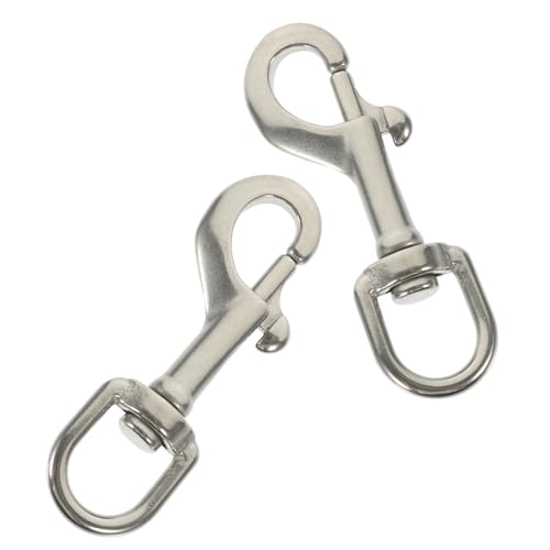 CIYODO Heavy Duty Diving Hook Stainless Steel Swivel Hook Corrosion-Proof for Carabiner