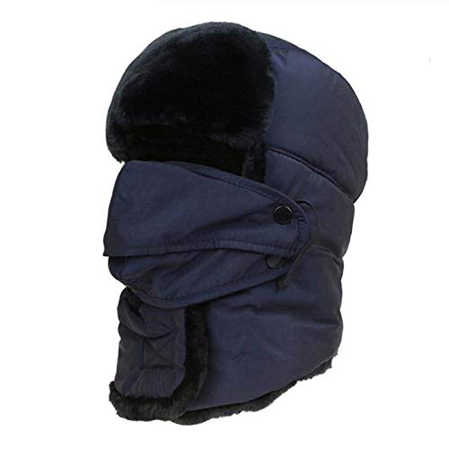 Chapeau aviateur homme hiver chaud outdoor chasse protection visage