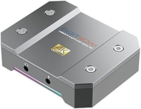 4K Capture Card, Video Capture Card for Live Streaming, Camera Capture Card, Gaming Capture Card 1080P 120FPS & HDR Passthrough, Zero-Lag Latency, Stream and Record with PS5, PS4, Xbox,Nintendo Switch