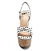 AUMOTED Wedge Platform Sandals for Women Peep Toe Heeled Sandals Ankle Srap Patry Summer Wedge High Heels 5.5 Inch Patent Polka Dot US Size 10.5