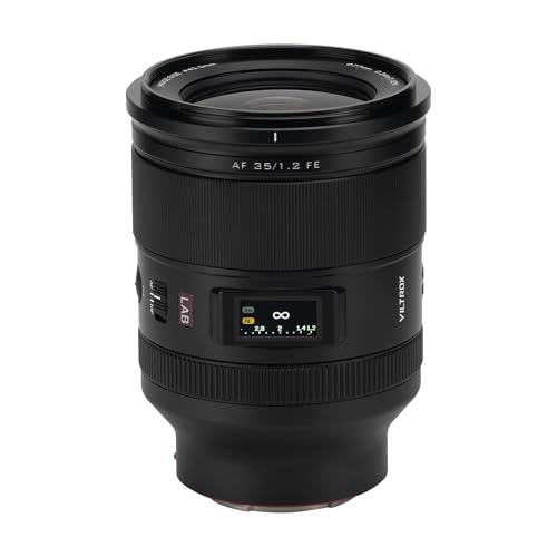 Image of VILTROX 35mm f /1.2 FE, AF 35mm F1.2 LAB FE Lens for Sony e Mount, Full Frame F1.2 Prime Lens for Sony E-Mount A7RⅤZVE1 A7CR A7CII a7Ⅲ a7RⅢ a7Ⅳ a7RⅣ a6600 ZV-E10 FX30