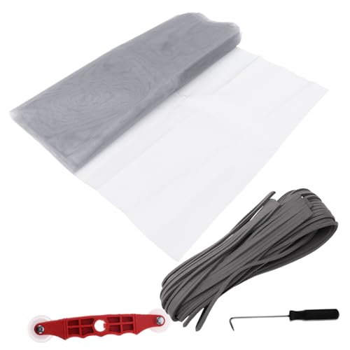 HEATSHAKING スクリーン修理 耐久性のローラー付き網戸交換ツール 窓用メンテナンスキット 便利で簡単操作のスクリーンリアクセサリー