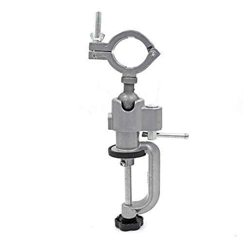 MUDUOBAN 360 Degree Bench Vises Clamp Grinder Accessory Holder Electric Drill Stand Holder Multifunctional Bracket for Universal Work DIY Adjustable