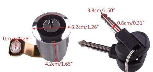 Cerradura de puerta trasera de coche con llaves de alta precisión para Citroen Xsara 2