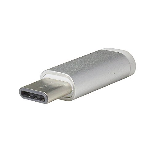 Mobile-Laden Micro-USB Adaptateur Compatible avec Nextbit Robin, USB-C sur Micro USB, Argent