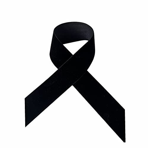 Image of QIANF Velvet Ribbon, 1 1 /2-Inch by 25-Yard Spool (Black)