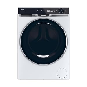 Haier X Serie 11, Waschmaschine mit Frontlader 10 kg, freistehend, Klasse A-20%, 1400 Umdrehungen, Dampf, 16 Programme, künstliche Intelligenz, XXL-Kapazität, 85 x 60 x 61 cm, Weiß - HW100-BD14397U1S