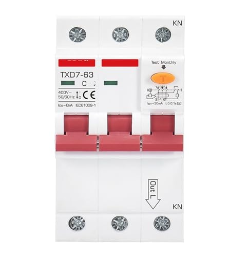 10 O 16A 32A 63A 3P 30MA AC380V cdT[Lbgu[J[ߕטRdی(40A TYPE A)