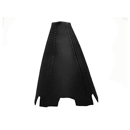 Funda Palanca de Cambios 100% Piel Color Negro Compatible HONDAACCORD VIII (2008-2015)