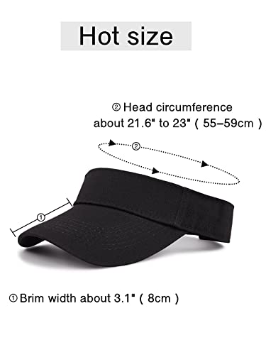 Zando Womens Visor Hats For Women Sun Visors For Women Sports Cotton Visor Hat Unisex Running Cap Summer Hat Beach Hats For Women Sun Protection Caps For Women Outdoor Golf Visors Pink Visor For Men #TOP5