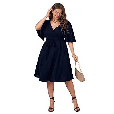 Amazon.com: Navy Plus Size Dresses