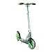 Six Degrees Aluminium Scooter mit Klappmechanismus, Ständer, 205 mm, ABEC 7, höhenverstellbar, GS-geprüft, grün