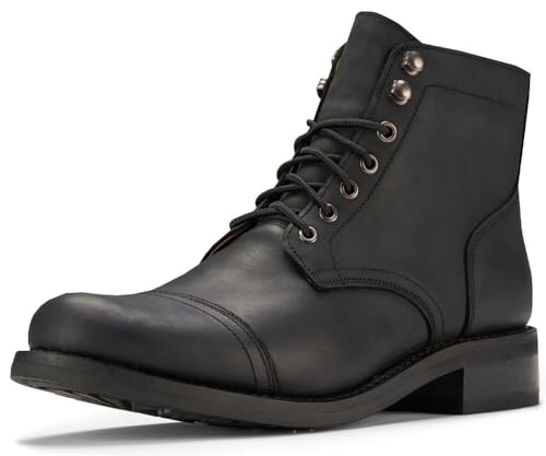 SUREWAY 6" Men's Lace-up Ankle Boots - Cap Toe, Captain