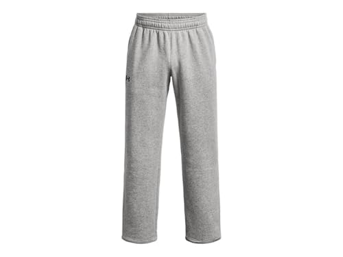 Image of Under Armour Hustle Fleece Pants, True Gray Heather (025) /Black, 4X-Large