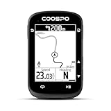 COOSPO CS500 Bike Computer Wireless, 2.6 Inch LCD GPS Cycling Computer with Route Navigation, Bluetooth5.0 ANT GPS Bicycle Speedometer with Auto-Backlight, Support Bike Radar & 45H Battery Life
