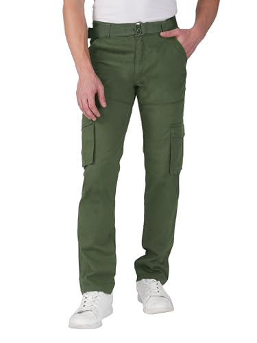 Image of Urban Legends Cargos for Men || Men's Cotton Regular Fit Cargo Joggers with 6 Pockets || Casual Pants || (UL-1R20SP)
