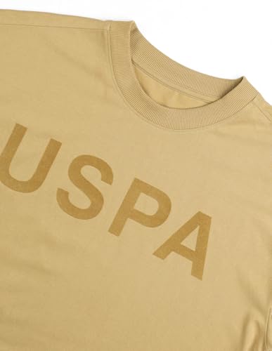 Image of U.S. Polo ASSN. Mens OEE09 Brand Printed Comfort Fit Lounge T-Shirt