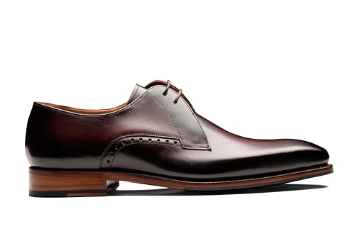 Image of BARKER Oscar Men's Handmade Leather Oxford Dress Shoes Timeless Elegance & Superior Craftsmanship - Formal & Business Wear