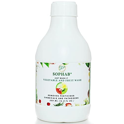 SOPHAB (500ml)100% Natural Veg &Fruit Wash.The only product with GreenCert NPOP, APEDA approved. Removes Pesticides & Chemicals, kills Pathogens, Antiviral, Non Toxic, No Rewash required. (B08X6F93W6) Amazon Price History, Amazon Price Tracker