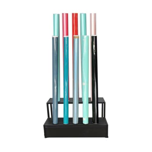 Support Mobile pour Rouleaux de Vinyle et Tissu en Rouleau