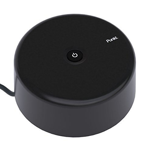 Punkt. ESo1 - Regleta de 5 enchufes con protección contra sobretensiones y Tapa Antipolvo (Enchufe múltiple con Interruptor, 2300 W, Cable de 3 m, Fabricado en Italia), Color Negro