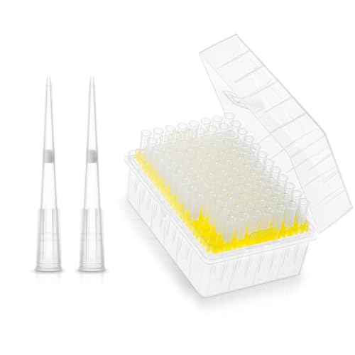 20ul Filtering Pipette, Universal Low-Retention Filter Pipette Tips, Sterilization, DNase/RNase/Pyrogen Free, Micro Pipettor Tips, 96 Tips/Rack