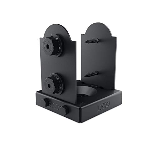 OZCO 54207 Laredo Sunset Lite 4x4 Post Base, (1 per Pack)