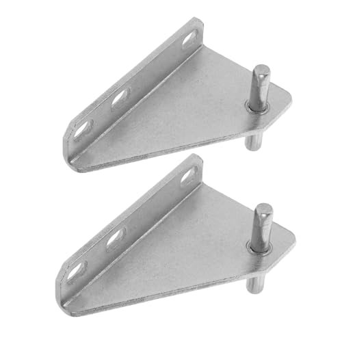SHINEOFI 2 piezas Bisagras de Acero Inoxidable para Puertas de Frigoríficos y Congeladores Resistentes Duraderas Accesorio de Repuesto Compatible Fácil Instalación