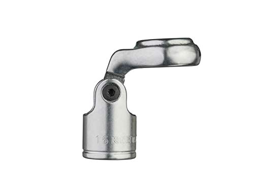 KING TONY 335116M Chrome Vanadium Steel 3/8" Drive 6 Point Flexible Crowfoot Socket Wrench, 73.5 mm Length, 16 mm Size, Pack of 6 - Image 2