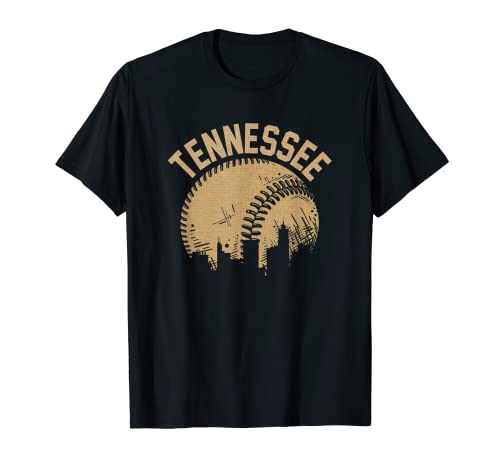 Vintage USA State Fan Player Entrenador Tennessee Baseball Camiseta
