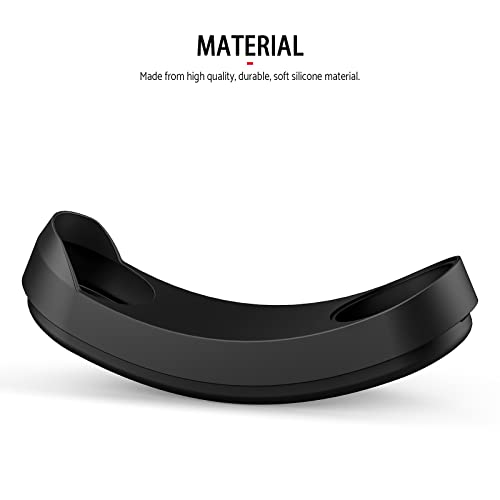 Image of Silicone Case for Google Nest Hello Doorbell (Battery) Cover - Weatherproof Protective Silicone Doorbell Skin Case (Black)