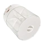 Holibanna Drehbarer Getreidespender mit Sichtfenster Fächer Vorratsbehälter für Reis und Cerealien Luftdicht für Platzsparend Aufbewahrungsbox für Lebensmittel