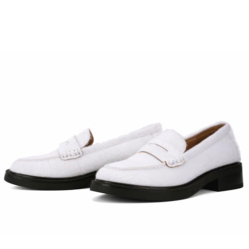 Image of Loafers for Women, Classic Penny Slip On Flat Dress Shoes