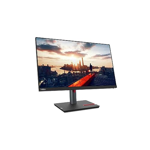 Lenovo ThinkVision P24h-30 LED display 60.5 cm (23.8) 2560 x 1440 pixels Quad HD Black - 63B3GAT6UK-AG