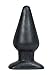 Doc Johnson Platinum Premium Silicone - The Super Big End - 5.5 in. Long and 2.3 in. Wide - Large Silicone Butt Plug with Flared Safety Base - Advanced Anal Toy - Charcoal