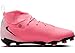 Nike Jr. Phantom Luna 2 Academy Little/Big Kids' MG Soccer Cleats (FJ2603-600, Sunset Pulse/Black) Size 6
