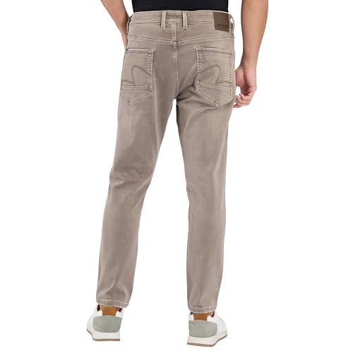 Image of Spykar Men's Kano Slim Fit Mid-Rise Jeans (Ankle Length)