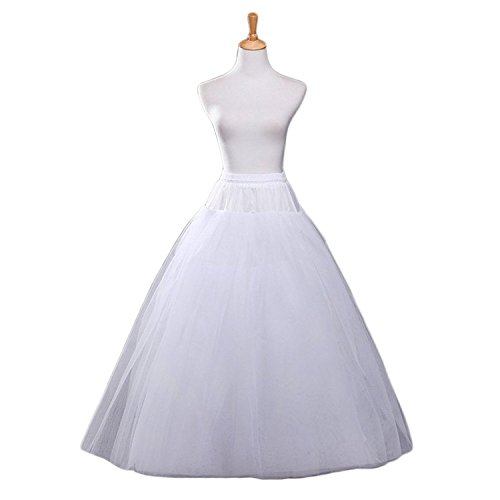 YLMTOP Four Layer Tulle A-Line Petticoat #TOP30